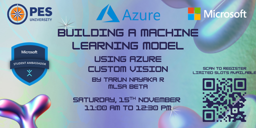 Building a Machine Learning Model using Azure Custom Vision banner